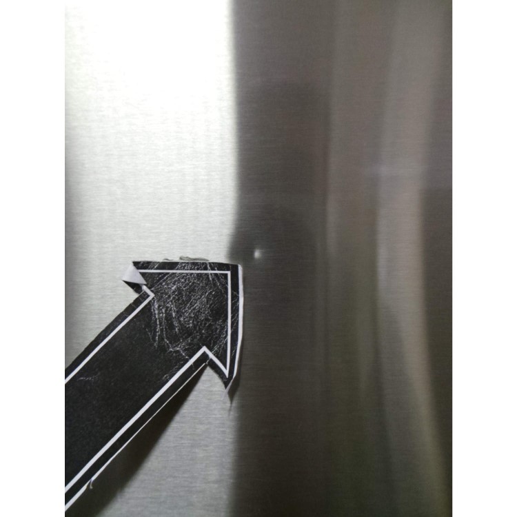 GRADE A3 - Heavy cosmetic damage - Samsung RFG23UERS1 G-series 3-door Large Capacity Freestanding Fridge Freezer - Real Stainless Steel