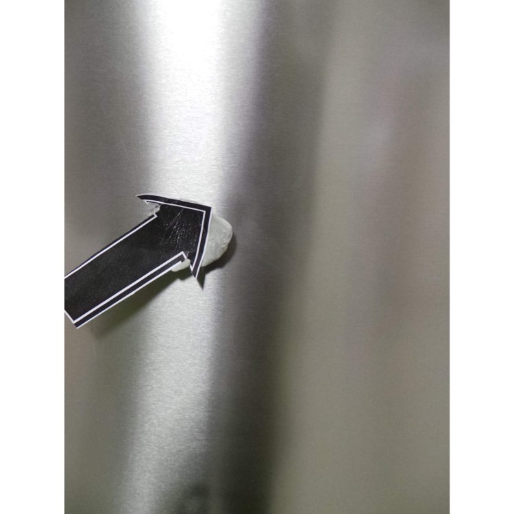 GRADE A3 - Heavy cosmetic damage - AEG S74010KDX0 Freestanding Fridge With Antifingerprint Stainless Steel Door