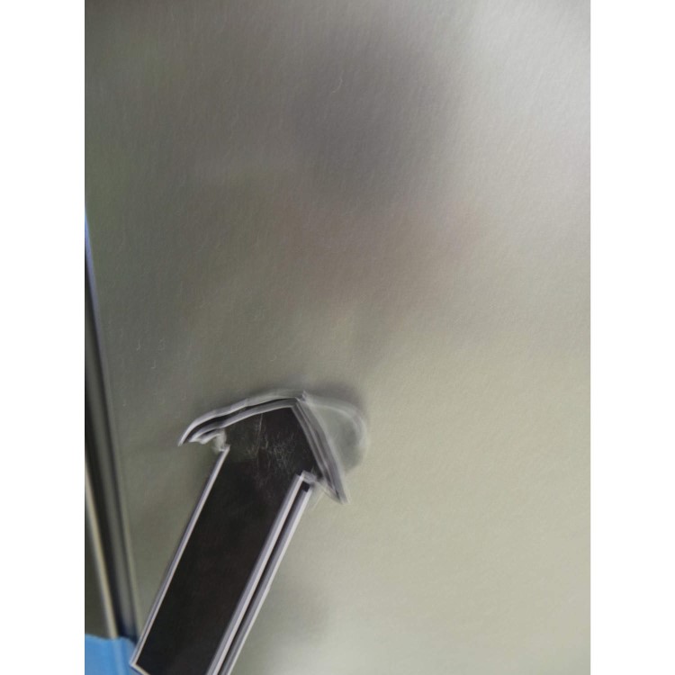 GRADE A3 - Heavy cosmetic damage - AEG S74010KDX0 Freestanding Fridge With Antifingerprint Stainless Steel Door