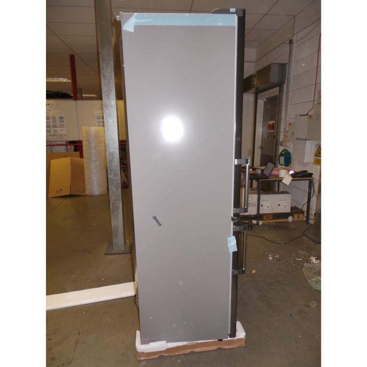 GRADE A3 - Heavy cosmetic damage - LG GBF539PVQWB
 1.9m Platinum Silver Freestanding Fridge Freezer With Water Dispenser