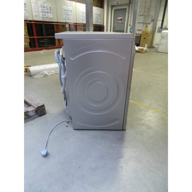 GRADE A2 - Light cosmetic damage - Bosch WAQ2836SGB 8kg 1400 Spin Freestanding Washing Machine In Silver-inox Stainless Steel