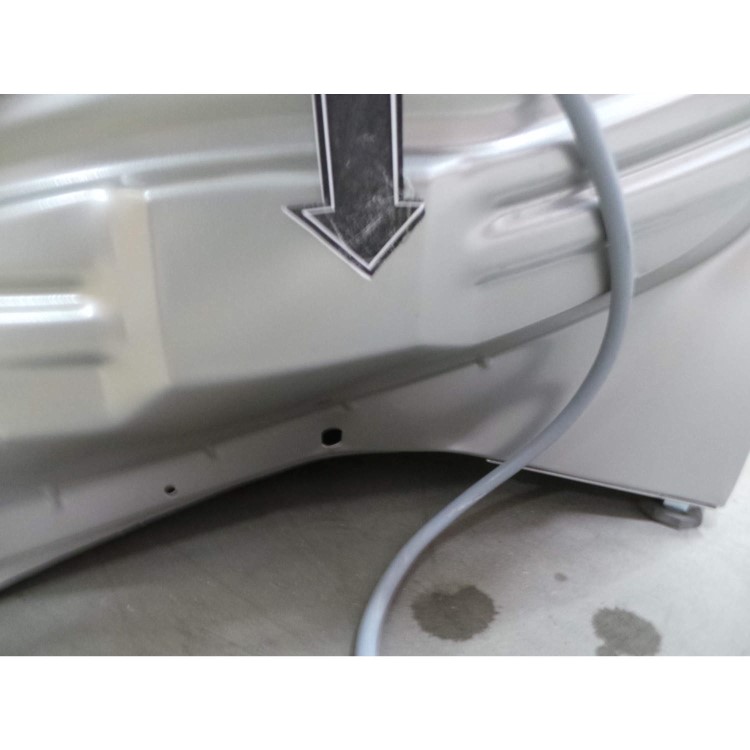 GRADE A2 - Light cosmetic damage - Bosch WAQ2836SGB 8kg 1400 Spin Freestanding Washing Machine In Silver-inox Stainless Steel