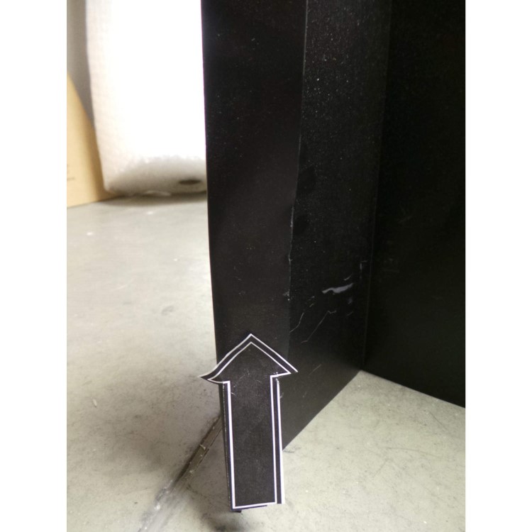 GRADE A2 - Light cosmetic damage - Belling 90 Chim MK2 90cm Chimney Cooker Hood Black