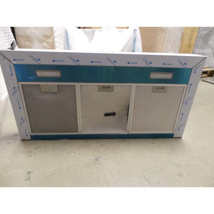 GRADE A2 - Light cosmetic damage - Stoves S1000 Sterling Flat 100cm Wide Chimney Cooker Hood Stainless Steel