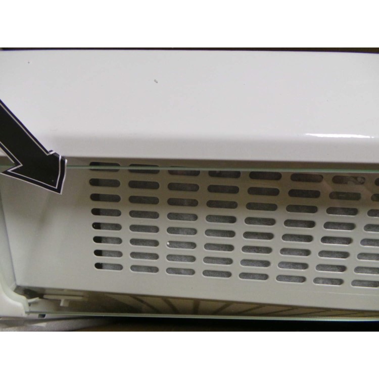 GRADE A3 - Heavy cosmetic damage - Belling 60VH Visor 60cm Conventional Cooker Hood White