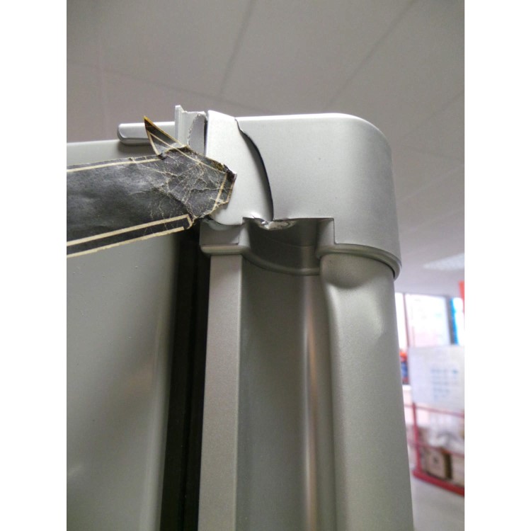GRADE A3 - Heavy cosmetic damage - Bosch KSW30V80GB 120 Bottle Freestanding Wine Cooler - Silver