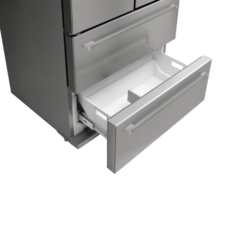 GRADE A2 - Light cosmetic damage - Smeg FQ55FX 4-Door American Fridge Freezer - Stainless Steel