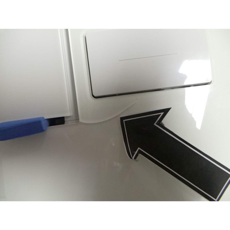 GRADE A3 - Heavy cosmetic damage - Electrolux EMS26204OW 990W 26L Built-in Microwave With Grill White