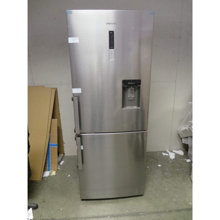 GRADE A2 - Light cosmetic damage - GRADE A2 - Light cosmetic damage - Samsung RL4362FBASL G-series Silver 70cm Wide Freestanding Fridge Freezer With Easy Clean Steel Doors