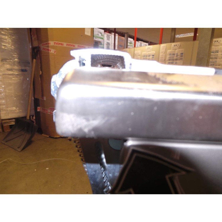 GRADE A2 - Light cosmetic damage - Hotpoint HUG61X Ultima 60cm Double Oven Gas Cooker - Stainless Steel