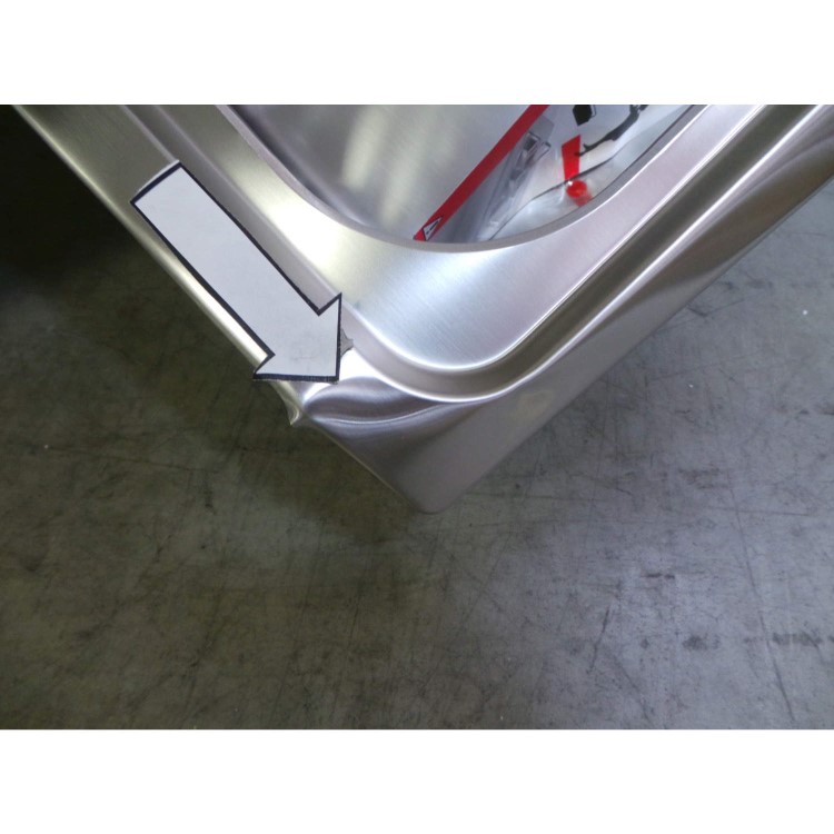 GRADE A2 - Light cosmetic damage - Smeg SP2A Alba 2.0 Bowl Corner Inset Stainless Steel Sink