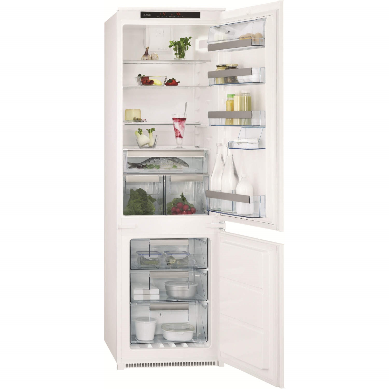 aeg triple fridge freezer wine cooler