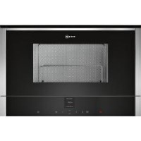 GRADE A2 - Light cosmetic damage - NEFF C17GR00N0B 900W 21L Built-in Microwave With Grill Stainless Steel