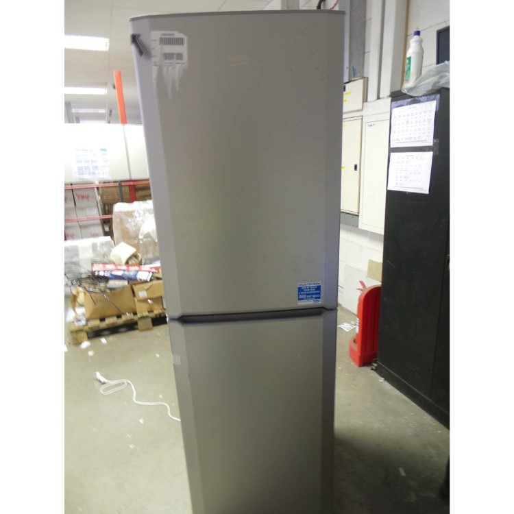 GRADE A3 - Heavy cosmetic damage - Beko CF6914APS 175L 190x60cm Wide Freestanding Fridge Freezer - Silver