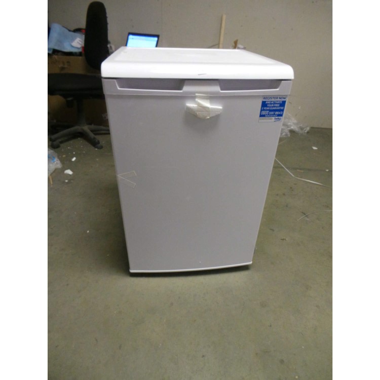 GRADE A2 - Light cosmetic damage - Beko UR584APW Under Counter Freestanding Fridge With Ice Box - White