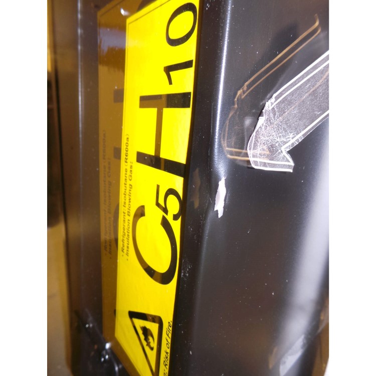 GRADE A2 - Light cosmetic damage - CDA FWC152BL 15cm Wide Freestanding/Under Counter Black Wine Cooler