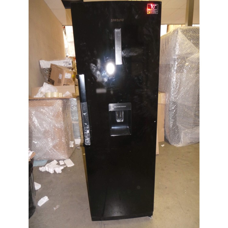 GRADE A2 - Light cosmetic damage - Samsung RZ28H6150BC Gloss Black Freestanding Freezer