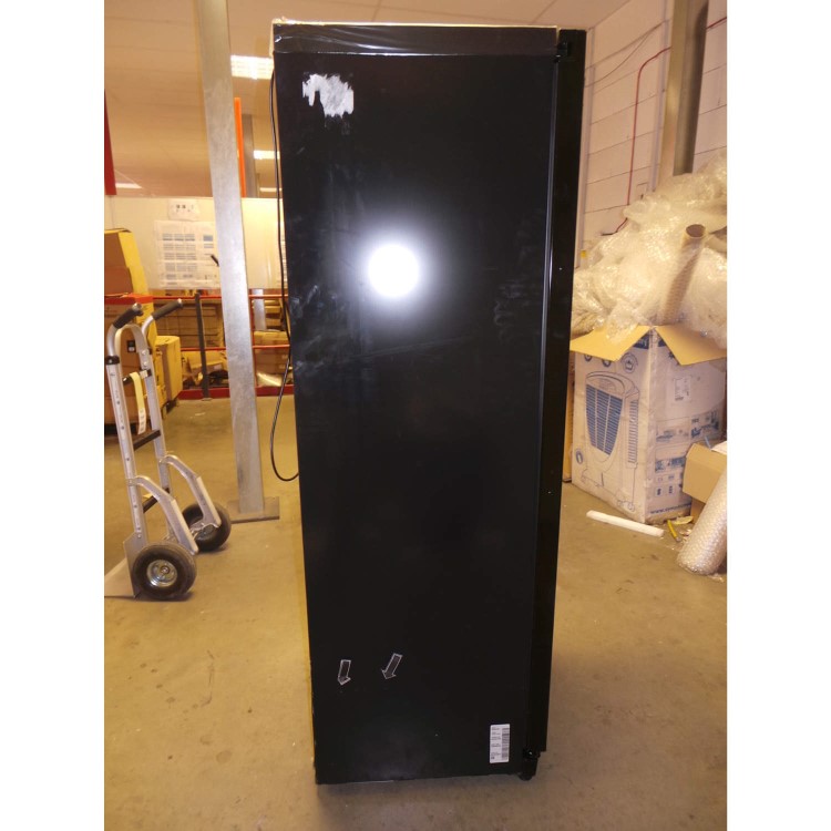 GRADE A2 - Light cosmetic damage - Samsung RR35H6610BC Gloss Black Freestanding Fridge