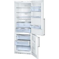 GRADE A3 - Heavy cosmetic damage - Bosch KGN49AW24G Frost Free 200x70cm Freestanding Fridge Freezer In White