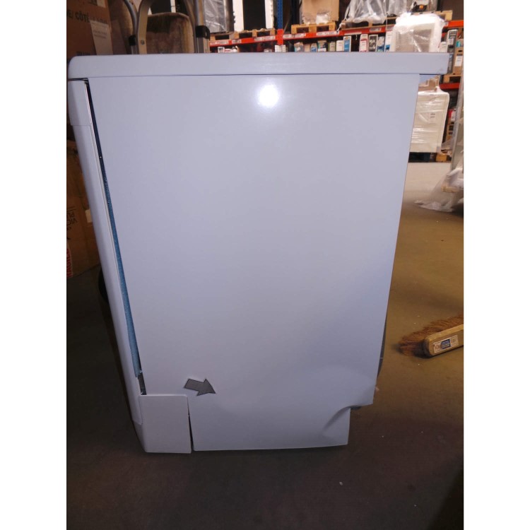 GRADE A2 - Light cosmetic damage - Candy CDP4610-80 10 Place Slimline Freestanding Dishwasher In Moonlight White