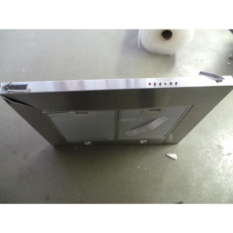 GRADE A3 - Heavy cosmetic damage - CDA ECH71SS Level 1 70cm Wide Chimney Cooker Hood Stainless Steel