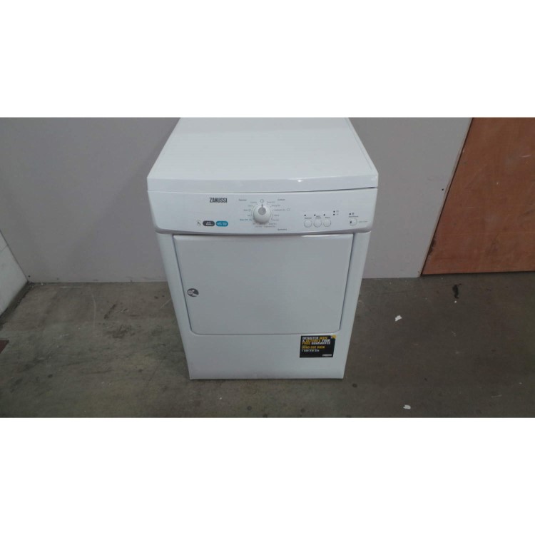 GRADE A2 - Light cosmetic damage - Zanussi ZDEB47209W 7kg Freestanding Vented Tumble Dryer - White