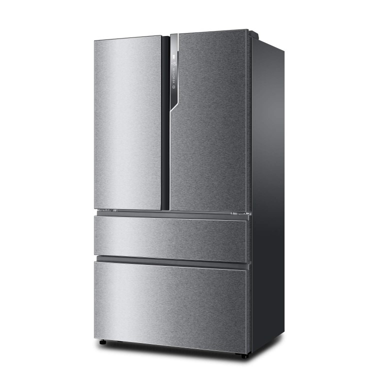 GRADE A3  - Haier HB25FWSSAAA 689L 1m Wide Frost Free American-style 4-door Fridge Freezer Stainless
