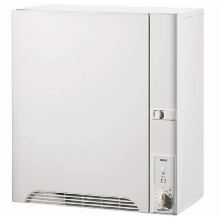 GRADE A3 - Heavy cosmetic damage - Zanussi TC180W Compact 3.4kg Condenser Tumble Dryer White