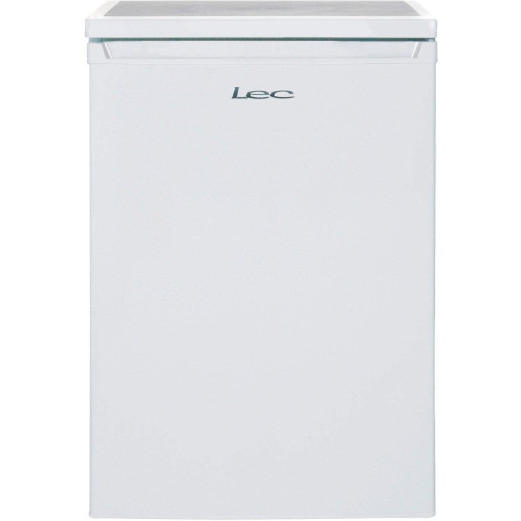 GRADE A2 - Light cosmetic damage - LEC R6014 Freestanding Under Counter Fridge With Icebox White