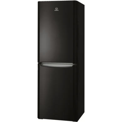 GRADE A1 - As new but box opened - Indesit BIAA12FK Freestanding Fridge Freezer - Shiny Black
