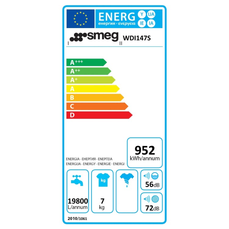 GRADE A1 - As new but box opened - Smeg WDI147 7kg Wash 4kg Dry Fully Integrated Washer Dryer