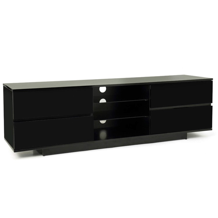 Ex Display - As new but box opened - MDA Designs Avitus TV Cabinet in Black High Gloss - up to 65 inch