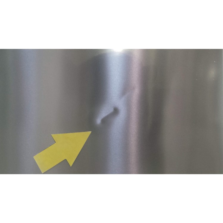 GRADE A3 - Heavy cosmetic damage - AEG A71101TSX0 92L 85x60cm Under Counter Freestanding Freezer - Silver With Antifingerprint Stainless Steel Door