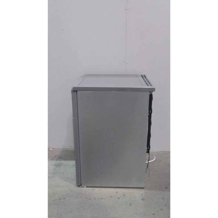 GRADE A3 - Heavy cosmetic damage - AEG A71101TSX0 92L 85x60cm Under Counter Freestanding Freezer - Silver With Antifingerprint Stainless Steel Door