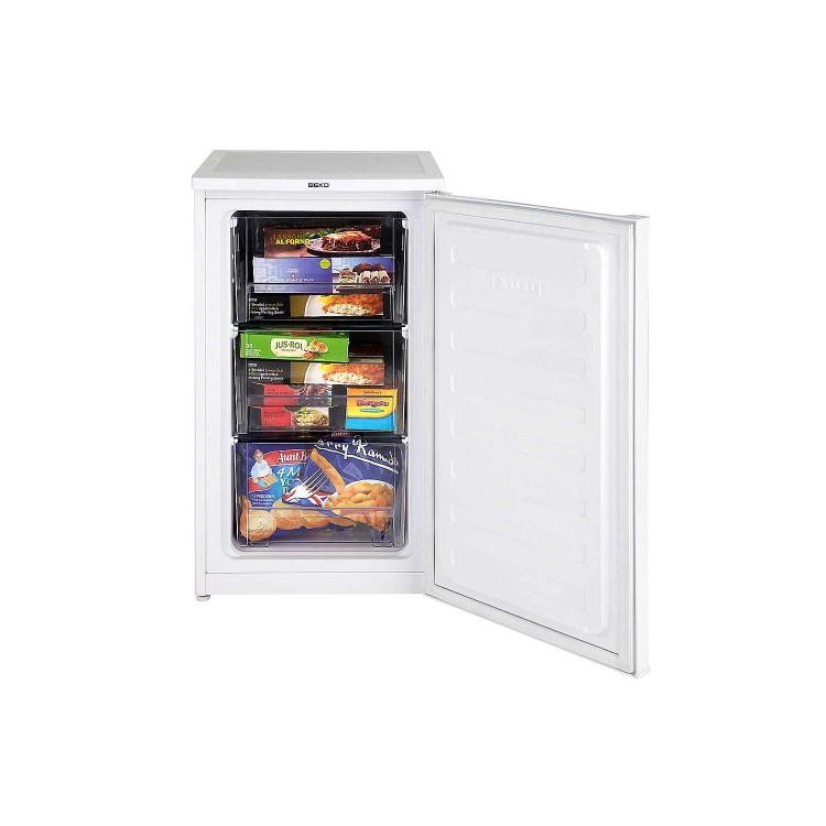GRADE A2 - Light cosmetic damage - Beko UF483APW Freestanding Freezer White