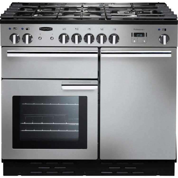 GRADE A2 - Light cosmetic damage - Rangemaster 92590 Professional Plus 100cm Dual Fuel Range Cooker