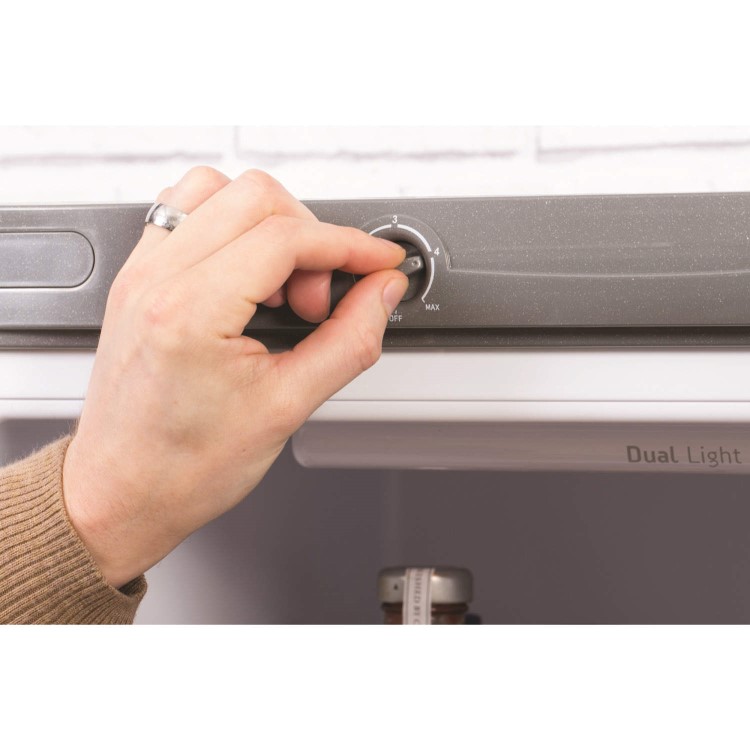 GRADE A1 - As new but box opened - Hotpoint RLFM171G 1.75m High Freestanding Fridge in Graphite