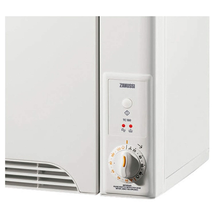 GRADE A1 - As new but box opened - Zanussi TC180W Compact 3.4kg Condenser Tumble Dryer White