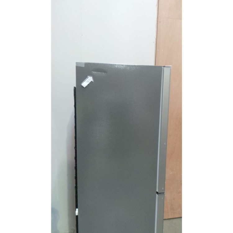GRADE A3 - Heavy cosmetic damage - Daewoo RN305NS 55cm Wide Freestanding Frost Free Fridge Freezer Silver
