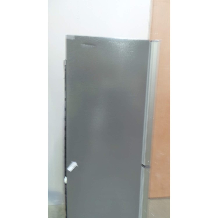 GRADE A3 - Heavy cosmetic damage - Daewoo RN305NS 55cm Wide Freestanding Frost Free Fridge Freezer Silver