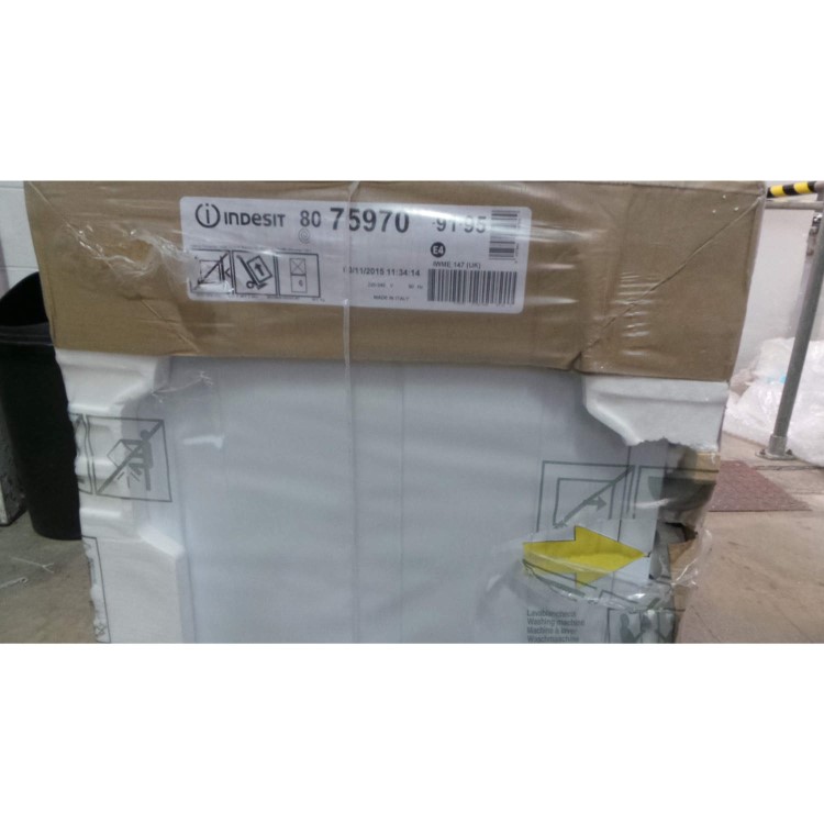 GRADE A2 - Light cosmetic damage - Indesit IWME147 7kg 1400rpm Integrated Washing Machine