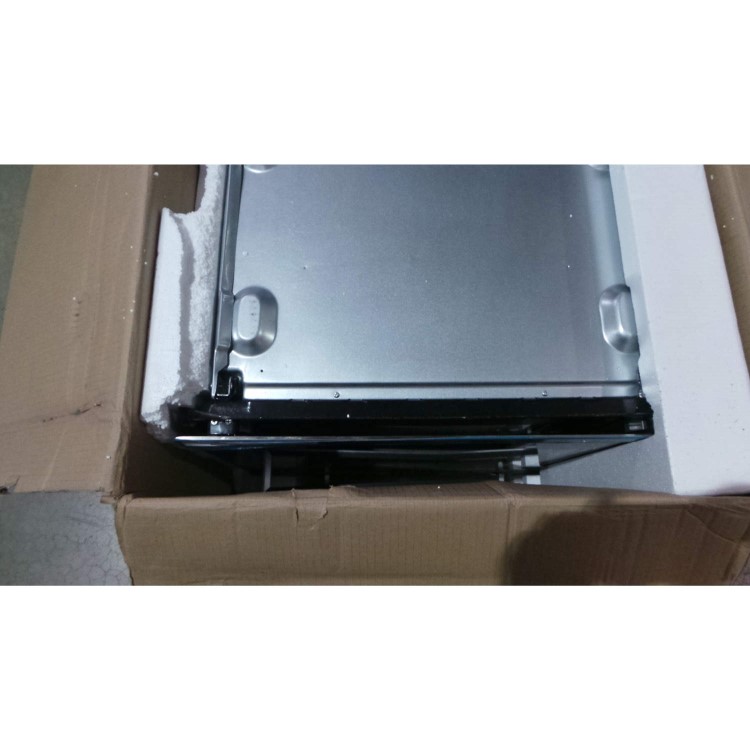 GRADE A2 - Light cosmetic damage - Baumatic BO625SS 60cm Fan Assisted Electric Built-in Single Oven In Stainless Steel