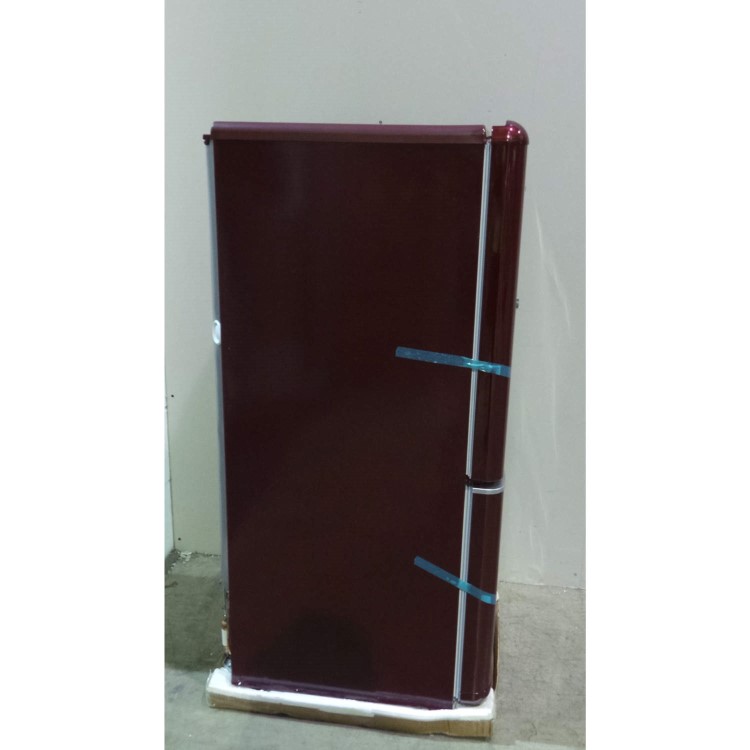 GRADE A2 - Light cosmetic damage - Daewoo RN173NR Retro Style Frost Free Fridge Freezer Red