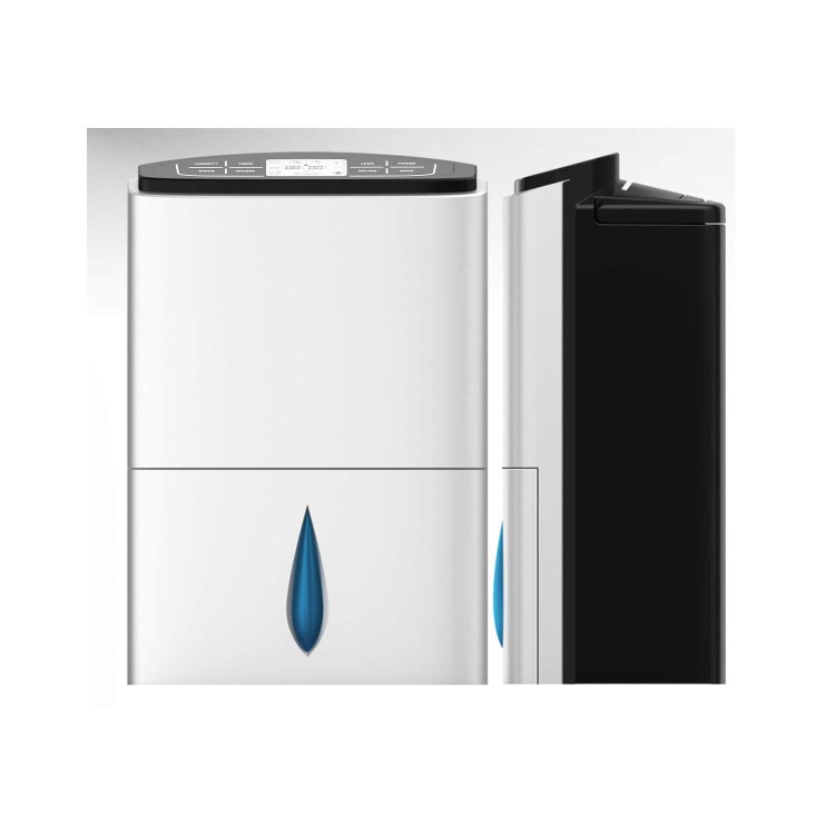 GRADE A1 - As new but box opened - ElectriQ 20L Low Energy Hitachi-powered  Antibacterial Dehumidifier for houses up to 5 bedrooms 