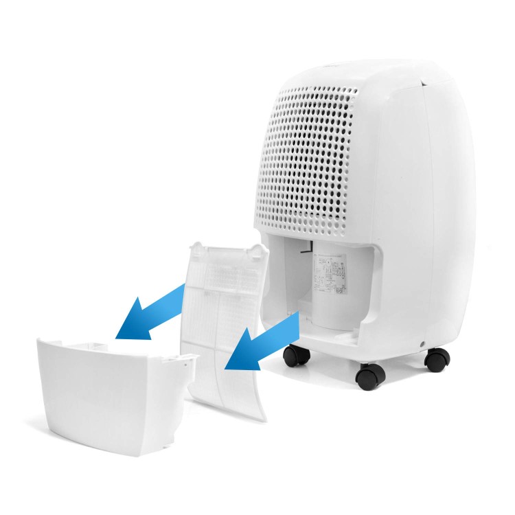 GRADE A1 - As new but box opened - ElectriQ 10L Digital  Antibacterial Dehumidifier for up to 3 bed house with Humidistat 