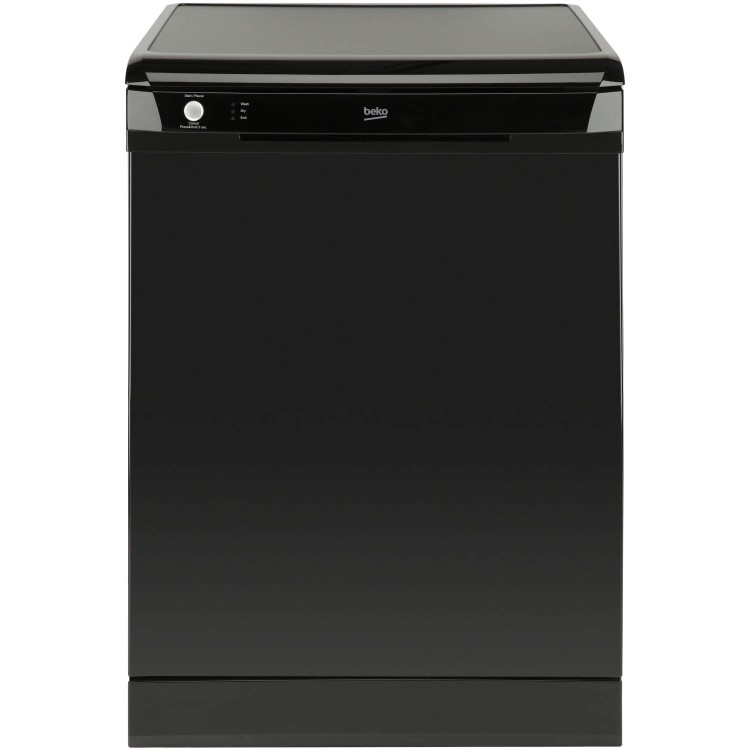 GRADE A1 - As new but box opened - Beko DSFN1534B 60cm 12 Place Freestanding Dishwasher - Black