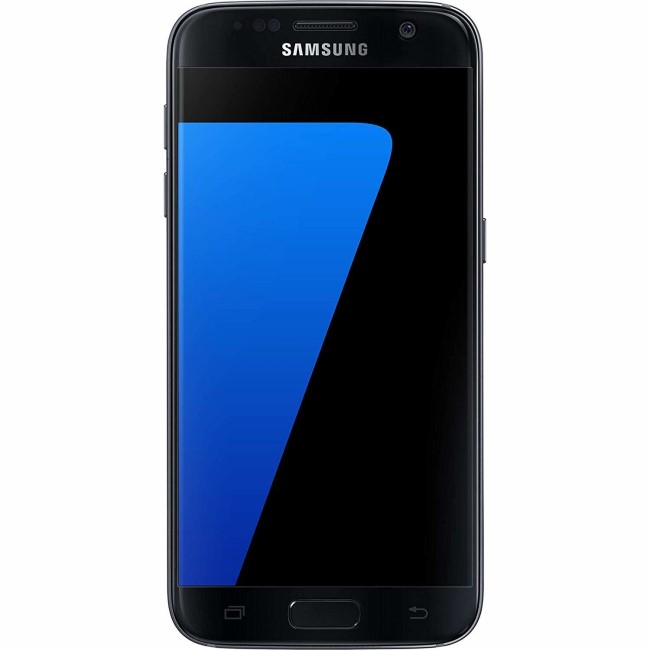 Grade C Samsung S7 Flat Black Onyx 5.1" 32GB 4G Unlocked & SIM Free