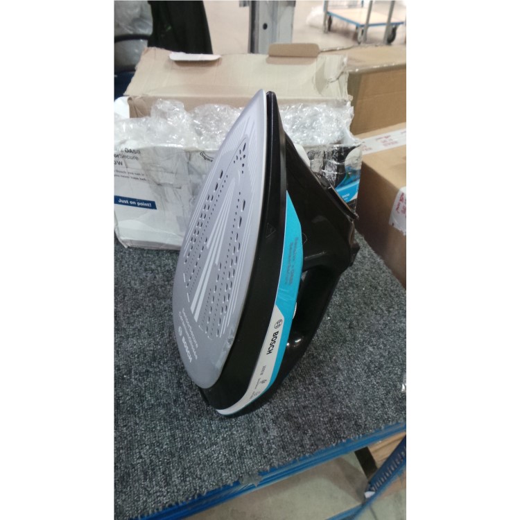 GRADE A2 - Bosch TDA5080GB Sensixx SensorSecure 3000W Steam Iron Black And Blue