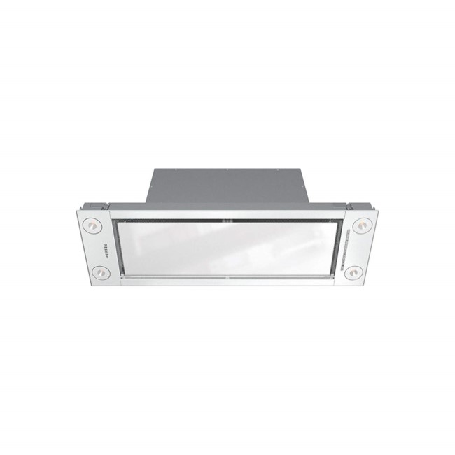 GRADE A3 - Miele DA2690EXT 90cm Wide Canopy Hood Brilliant White For Use With External Motor