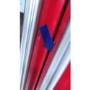 GRADE A3 - Britannia FF-MONTANA-R Montana American Fridge Freezer With Ice And Water Dispenser - Gloss Red